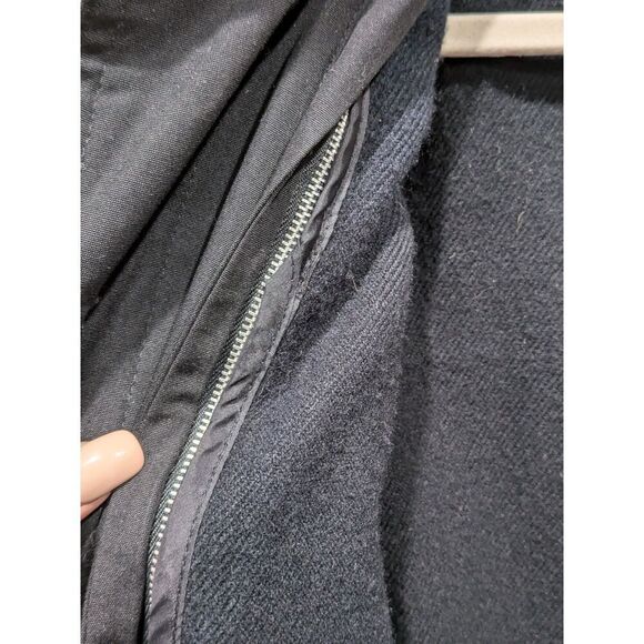 Vintage 90s Amanda Smith Tan Zip Out Fleece Lining Overcoat Trench Coat, 8 - Picture 7 of 14